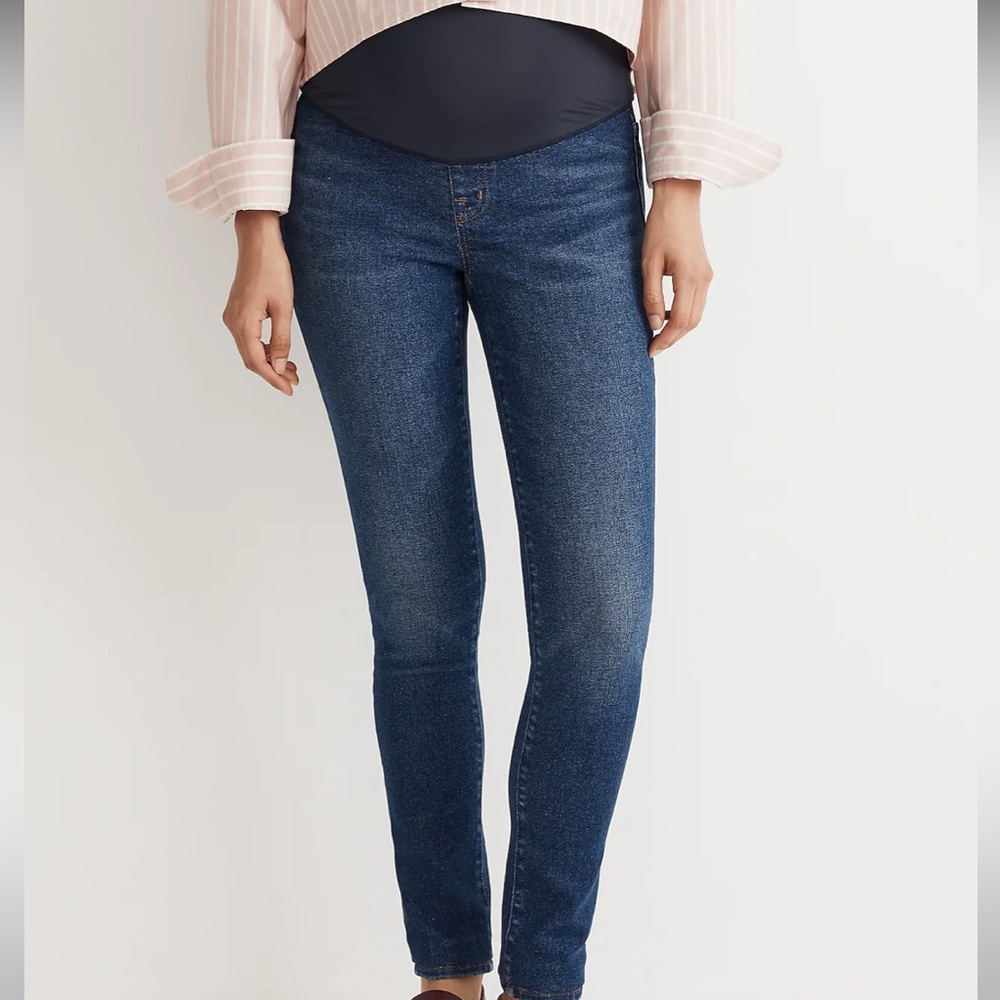 Maternity Over-The-Belly High-Rise Skinny Jeans